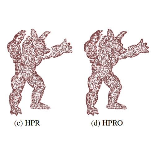 Image for HPRO: Direct Visibility of Point Clouds for Optimization,